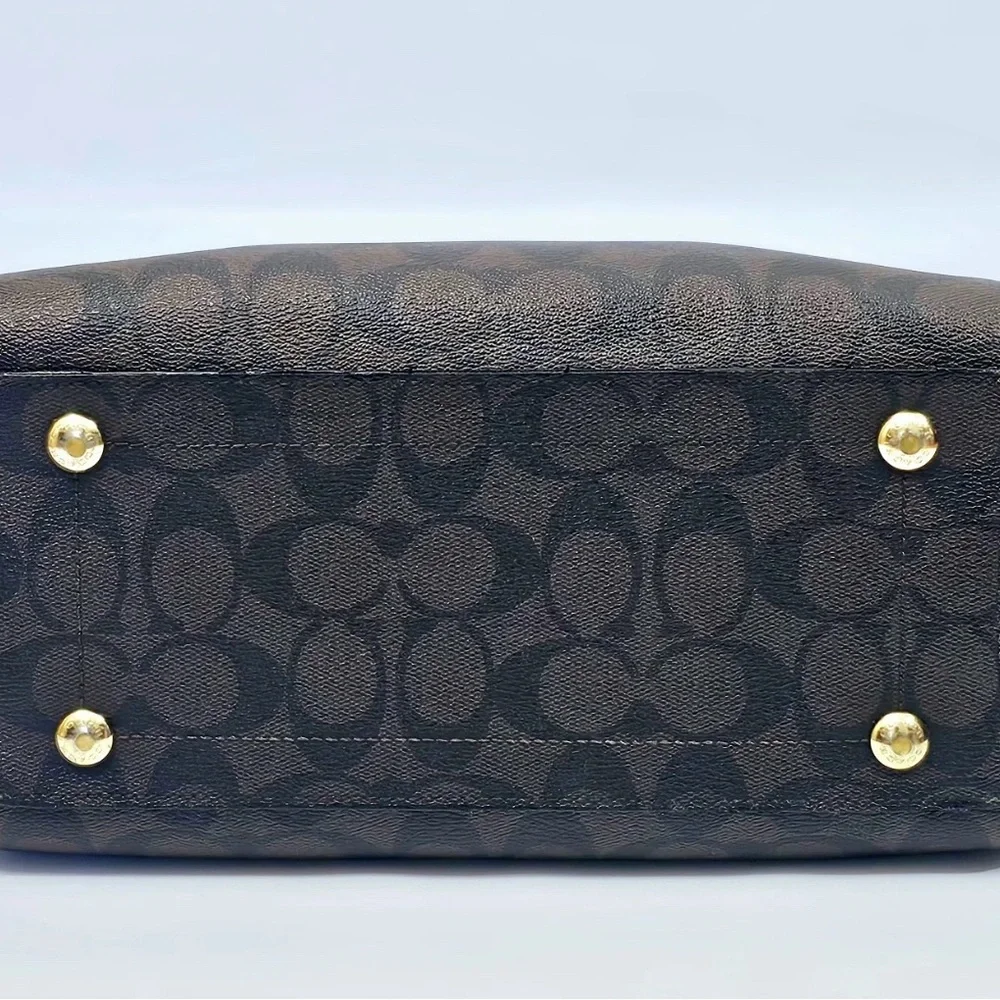 Coach Black and Brown Satchel - Picture 3 of 3